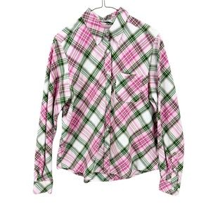 ROCKIES Shirt Plaid 100% Cotton Western Long Sleeve